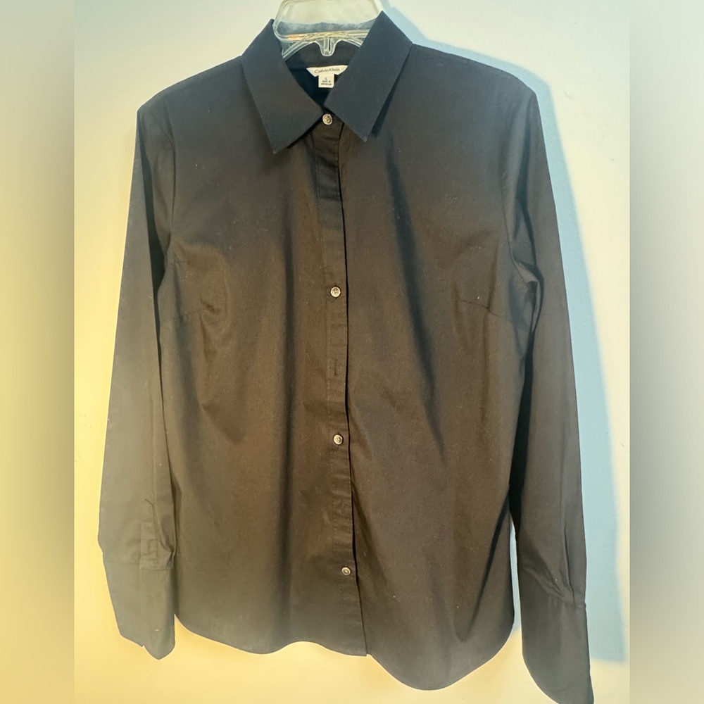 Calvin Klein Black Button Down Shirt